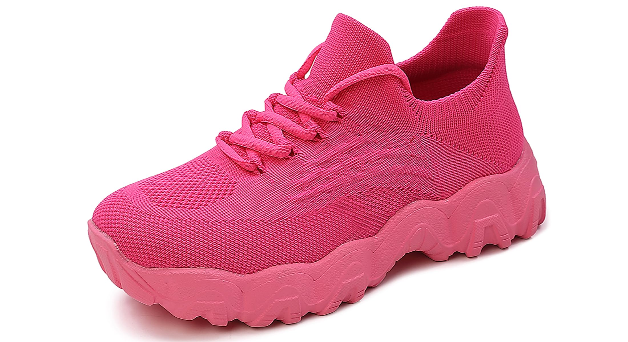 Women’s Lightweight Mesh Sneakers – Breathable Knit Tennis Shoes