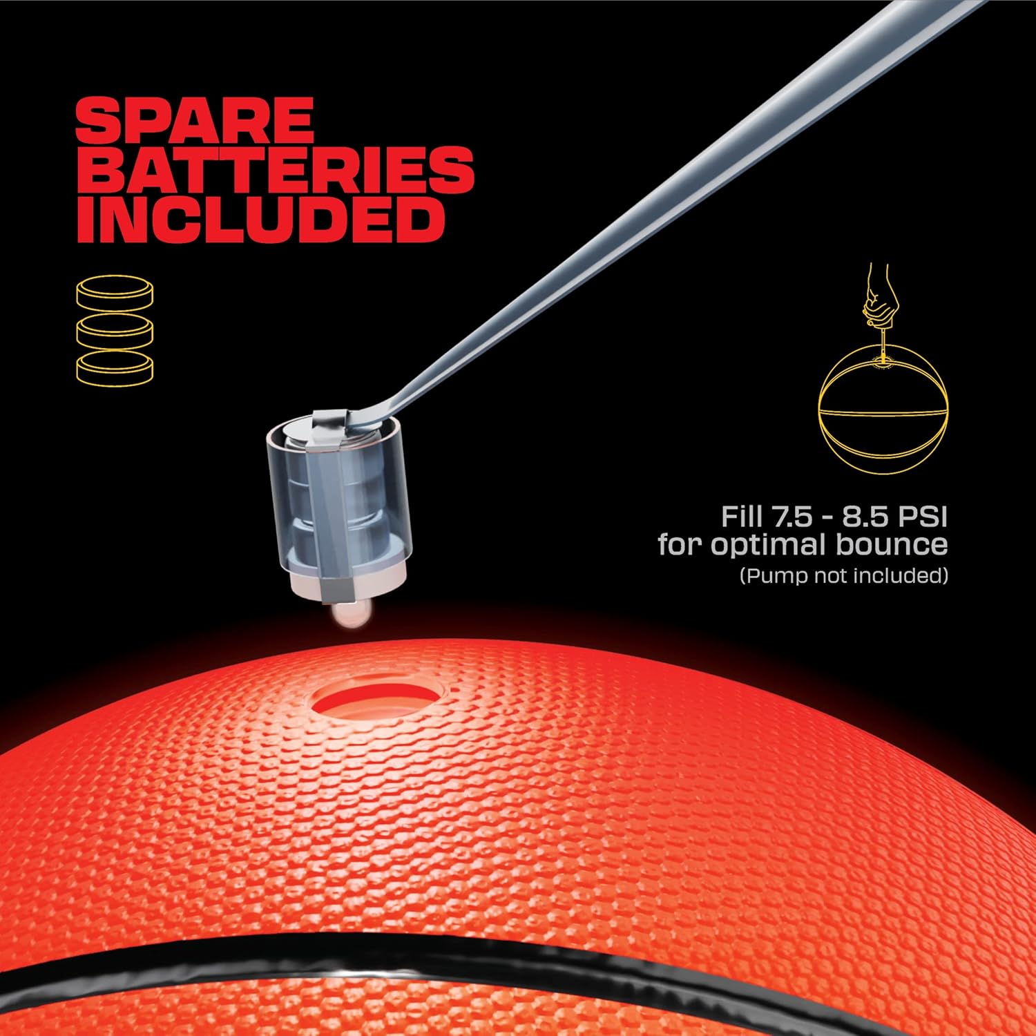 Light Up Basketball with LED Glow – Official Size, Outdoor Fun