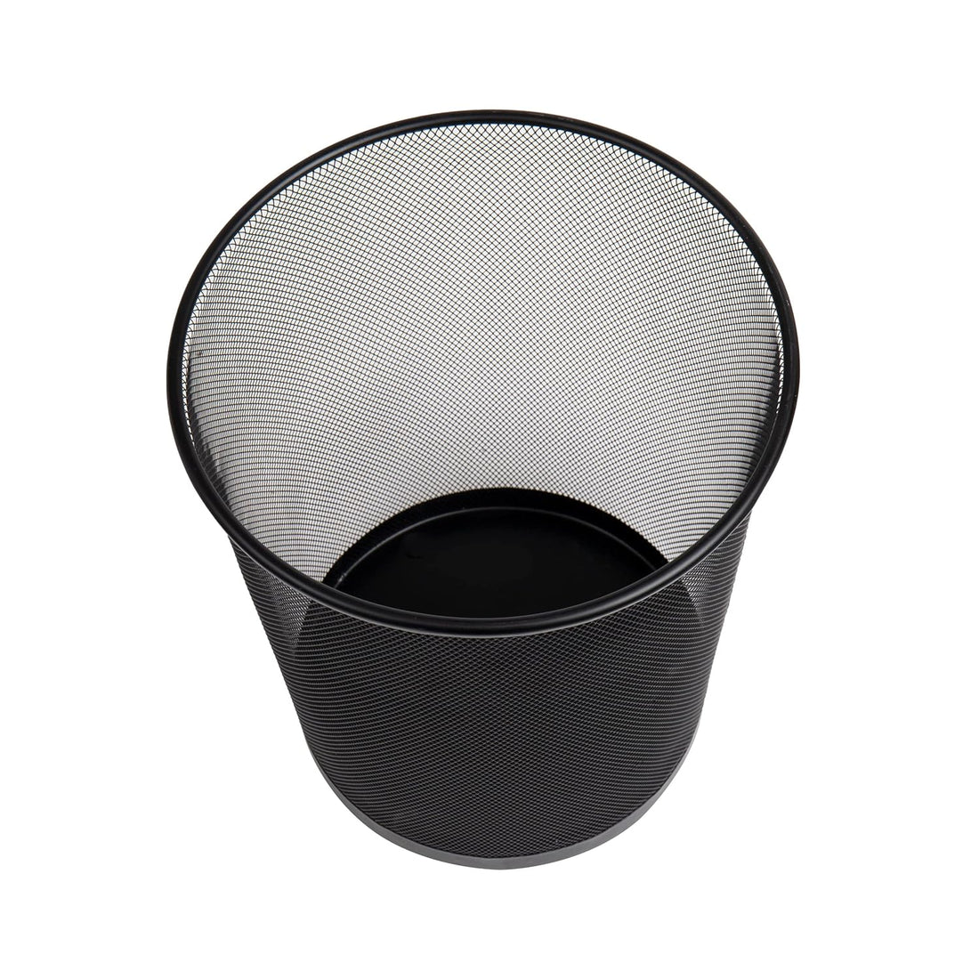 Mind Reader Trash Can, 16.65L Waste Paper Basket Round Metal Mesh