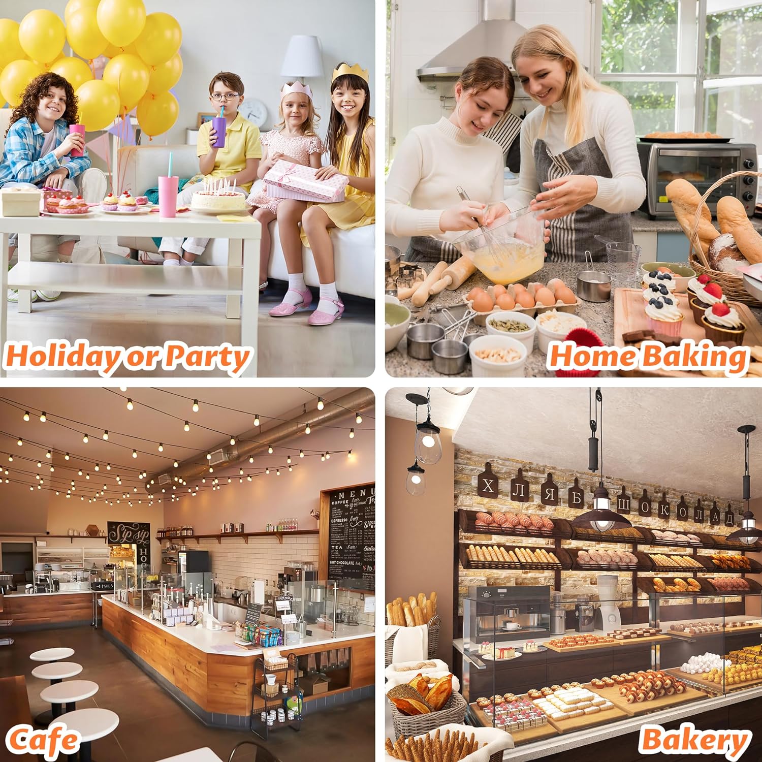 50-Pack Extra Thick Bread Bags with Window – Large Kraft Paper Bakery Bags