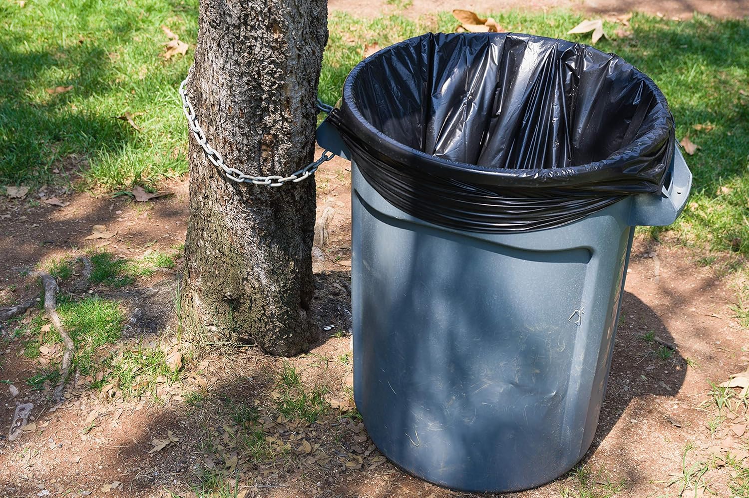 Aluf Plastics Heavy Duty 55 Gallon Trash Bags – 50 Pack, 1.5 MIL Industrial