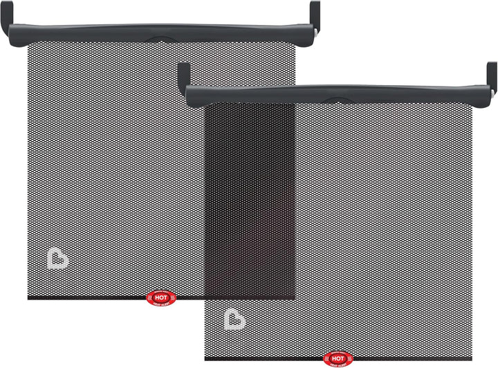 Car Window Sun Shade 2-Pack with Heat Alert – UV Protection Baby Car Shades