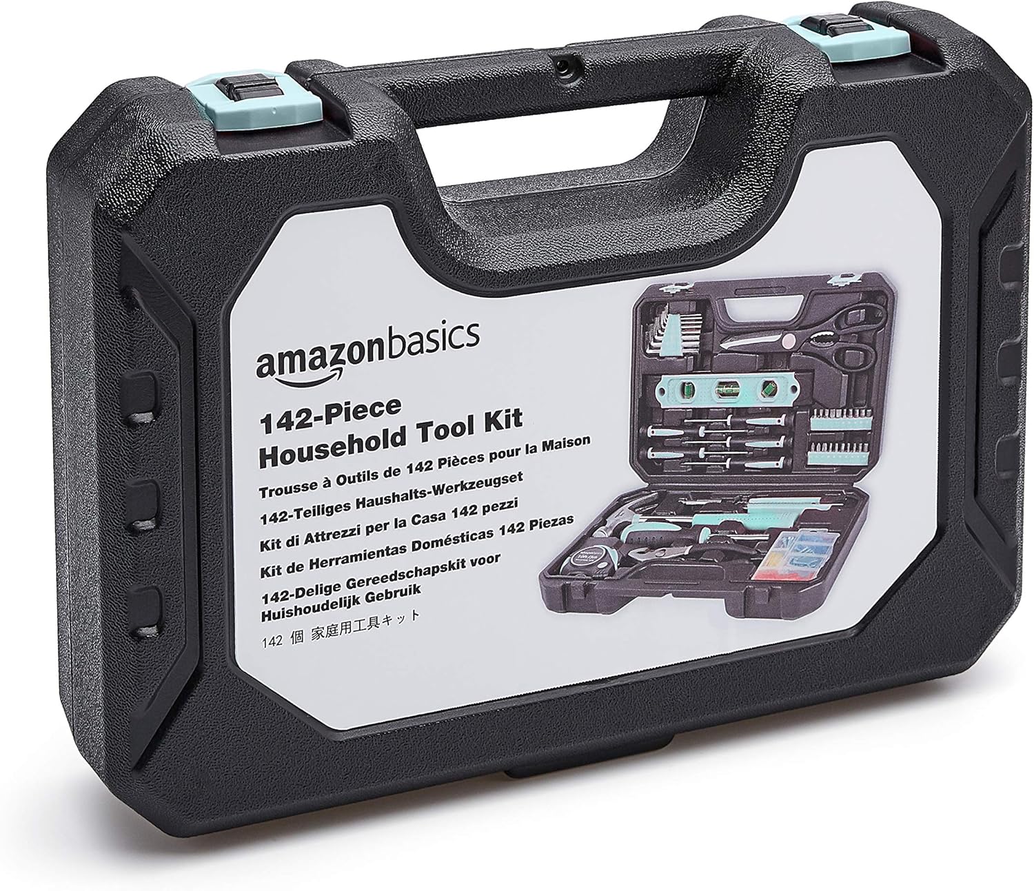 142-Piece Household Tool Kit with Storage Case – Essential Home Repair