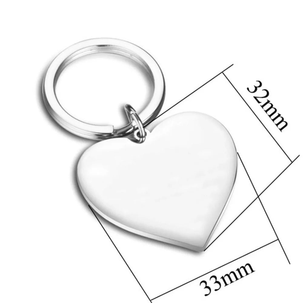 Stainless Steel Keychain with Heartfelt Message for Mom