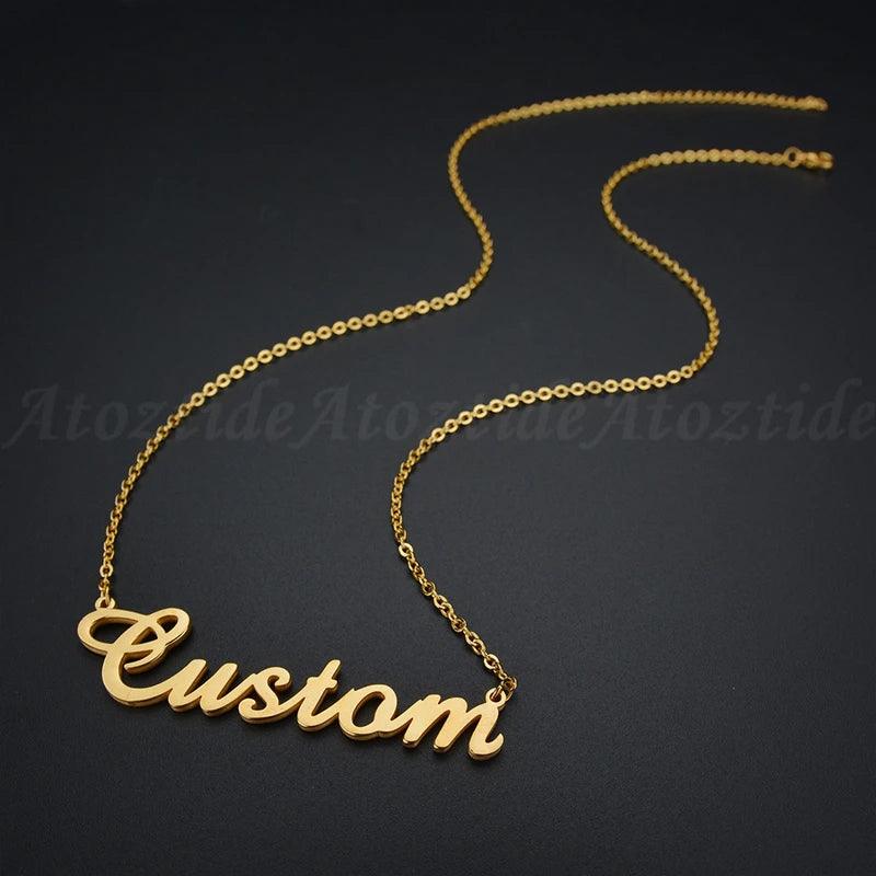 Custom Link Chain Necklace With Your Name