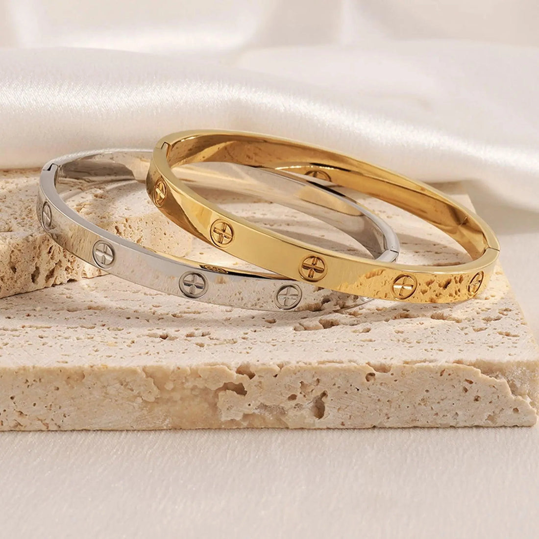 Love Screwdriver Cross Pattern Bracelet at Heart Crafted Gifts