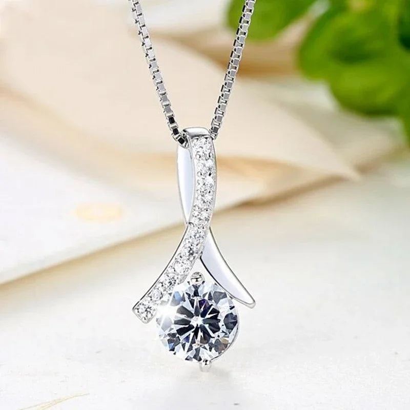 Necklace for Wife gift Fashion women Necklace Femal Heart Pendant Necklaces Girl Jewelry