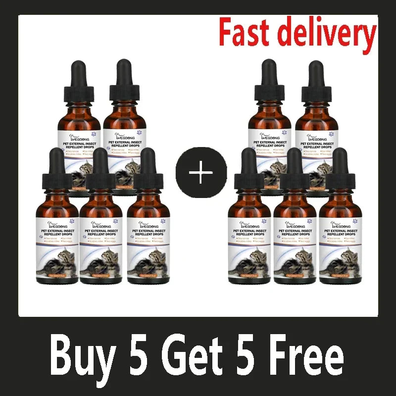 Pets Anti-Flea Drops: Insecticides Remover Spray remove fleas or lice