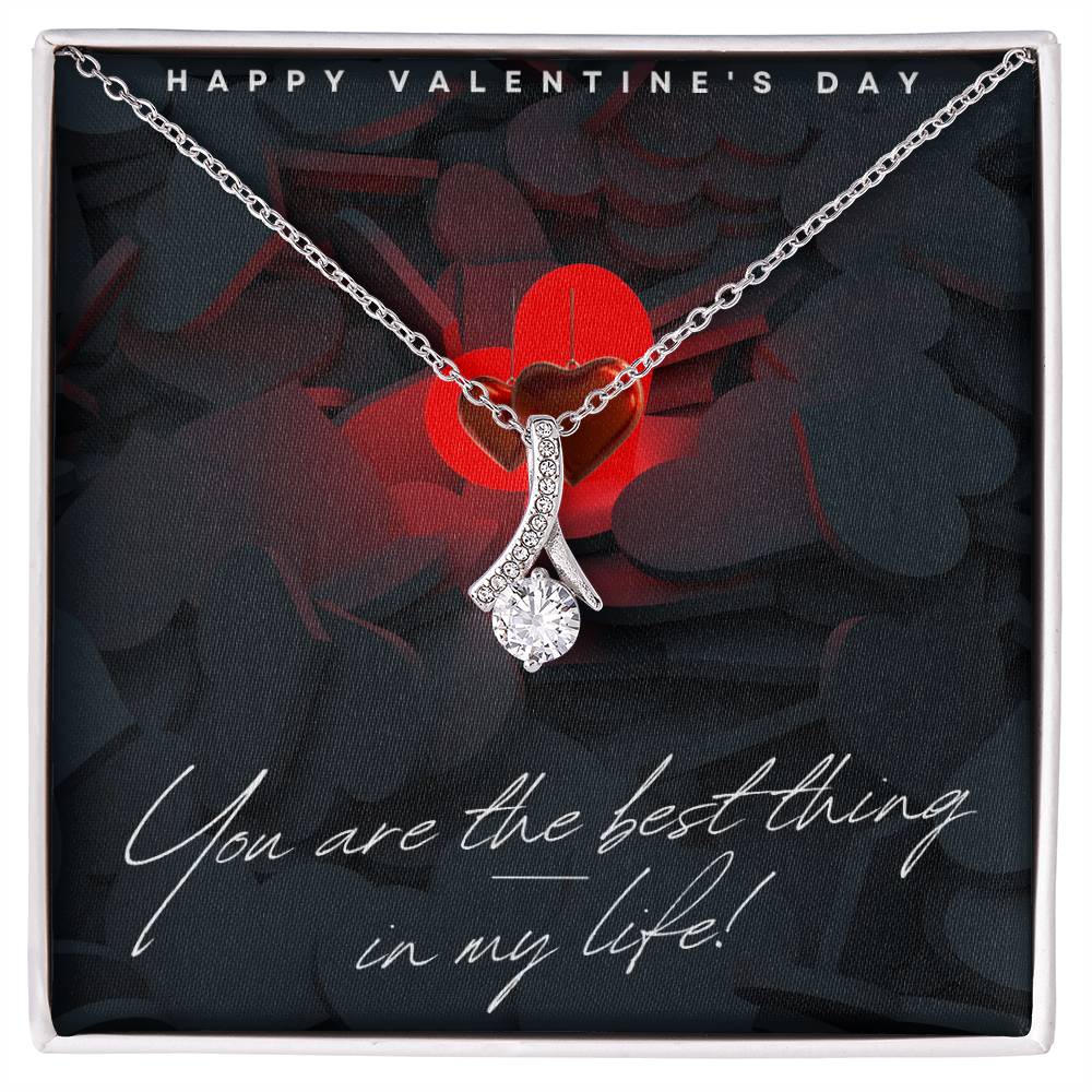 Gold finish Necklace with gift box for your love