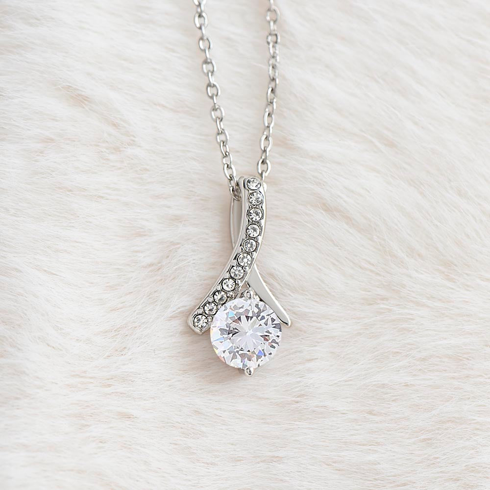 Gold finish Necklace with gift box for your love
