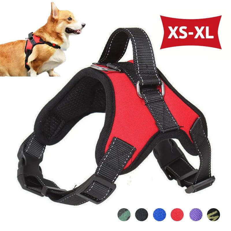 Best Saddle Dog Harness: Reflective and Adjustable Vest Strap - Heart Crafted Gifts