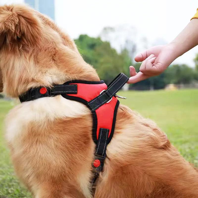 Best Saddle Dog Harness: Reflective and Adjustable Vest Strap - Heart Crafted Gifts