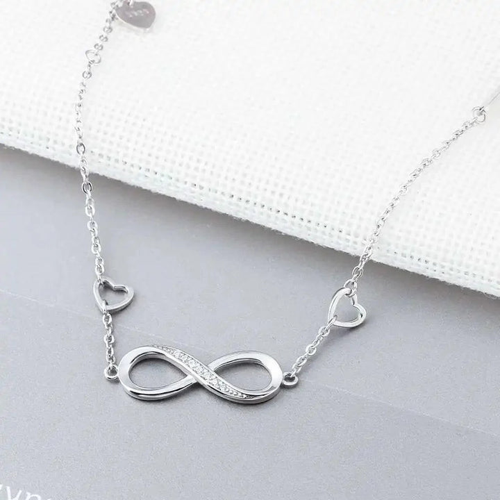 Eternal Connection : Sterling Silver Infinity Bracelet - Heart Crafted Gifts