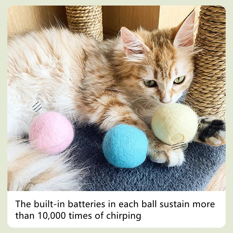 Smart Interactive Plush Ball for Cats and Dogs - Heart Crafted Gifts