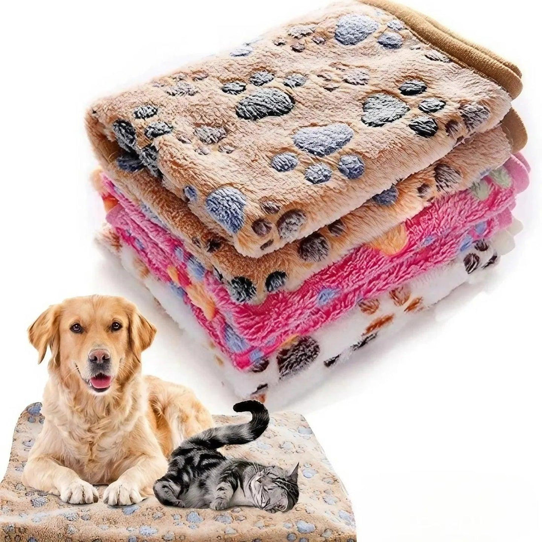 Soft Comfortable Pet Blanket: Cuddle Purrfection - Heart Crafted Gifts