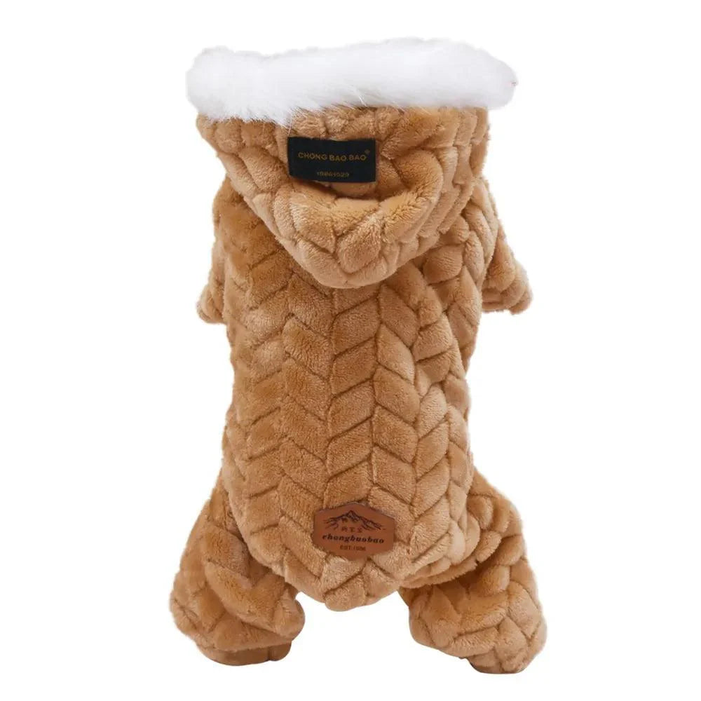 Warm Paws Dog Clothes, Cozy Hearts: Dog Jumpsuit and Pet's Fashion Apparel - Heart Crafted Gifts