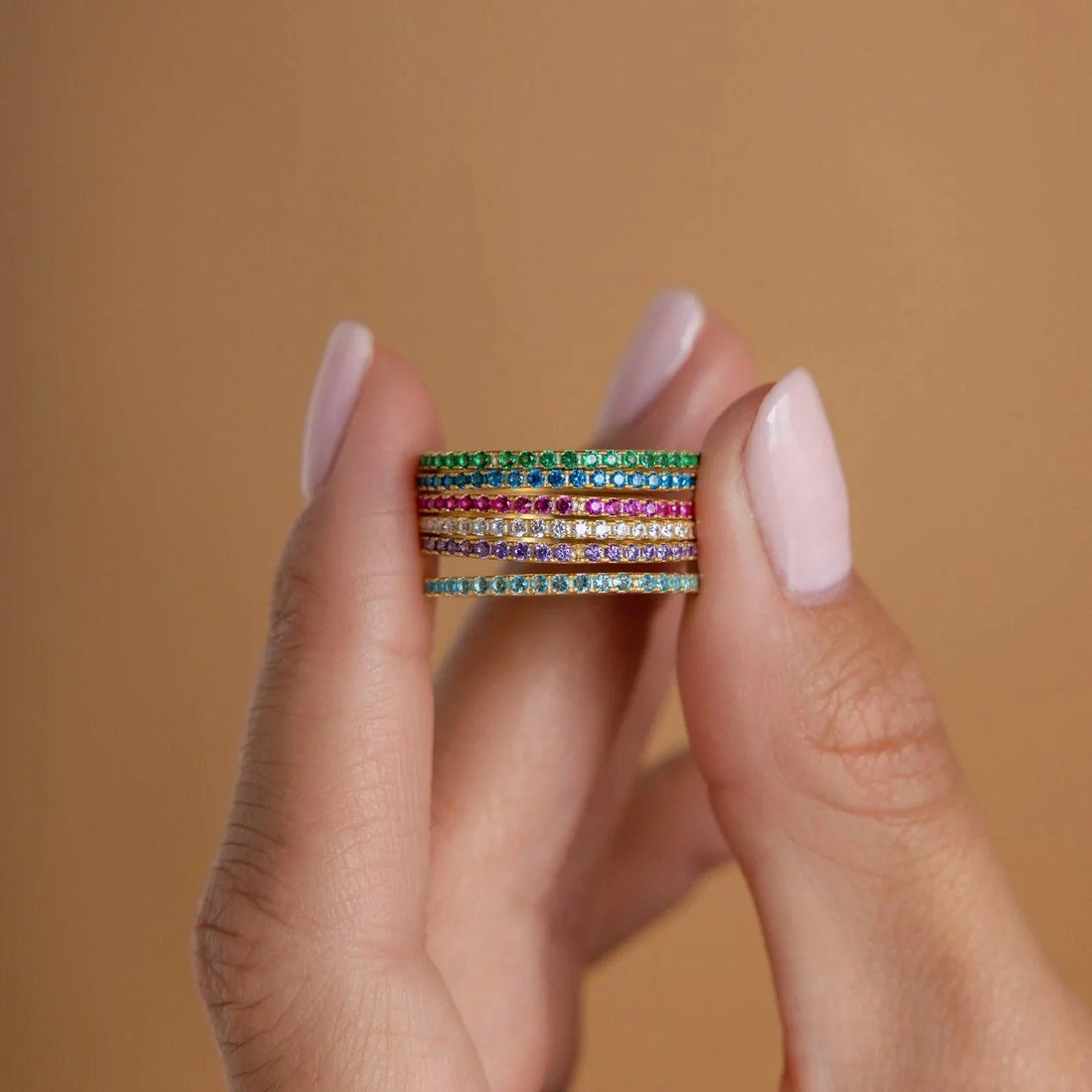 Buy Birthstone Latest Gold Rings for Women at Heart Crafted Gifts
