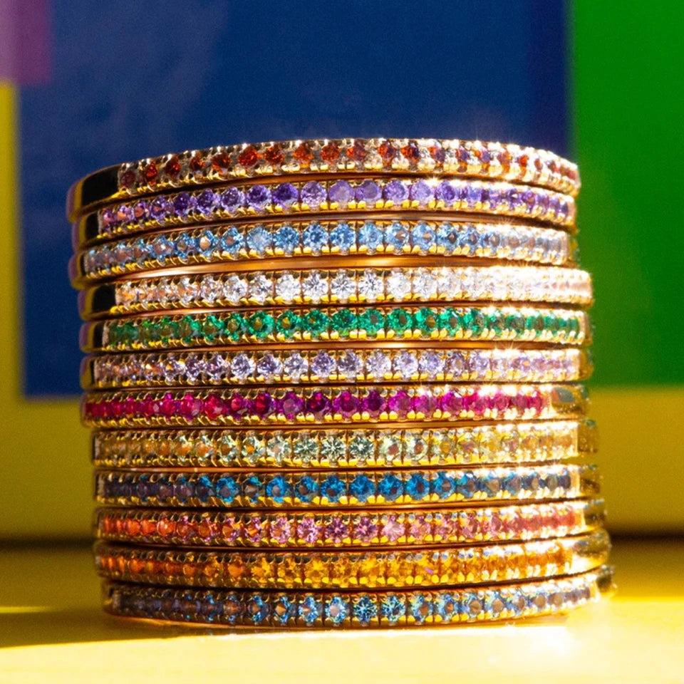 Buy Birthstone Latest Gold Rings for Women at Heart Crafted Gifts